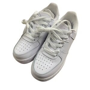 Drip Creationz White Sneakers Youth Size 4Y‎ Lace Up Low Top Shoes Kids